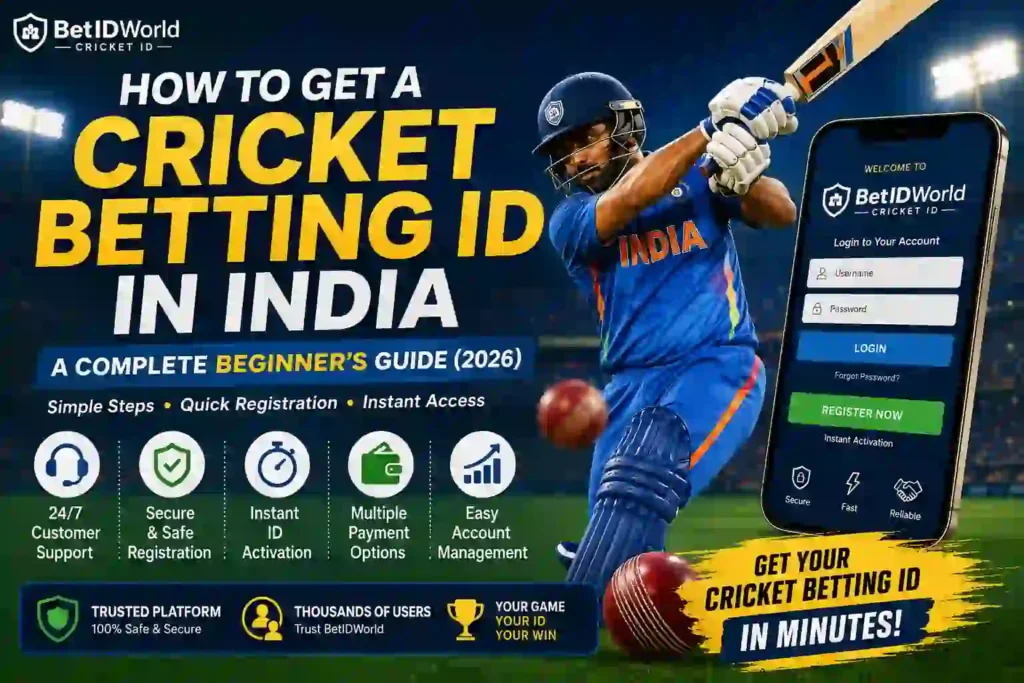 Cricket Betting ID in India - BetIDWorld Guide