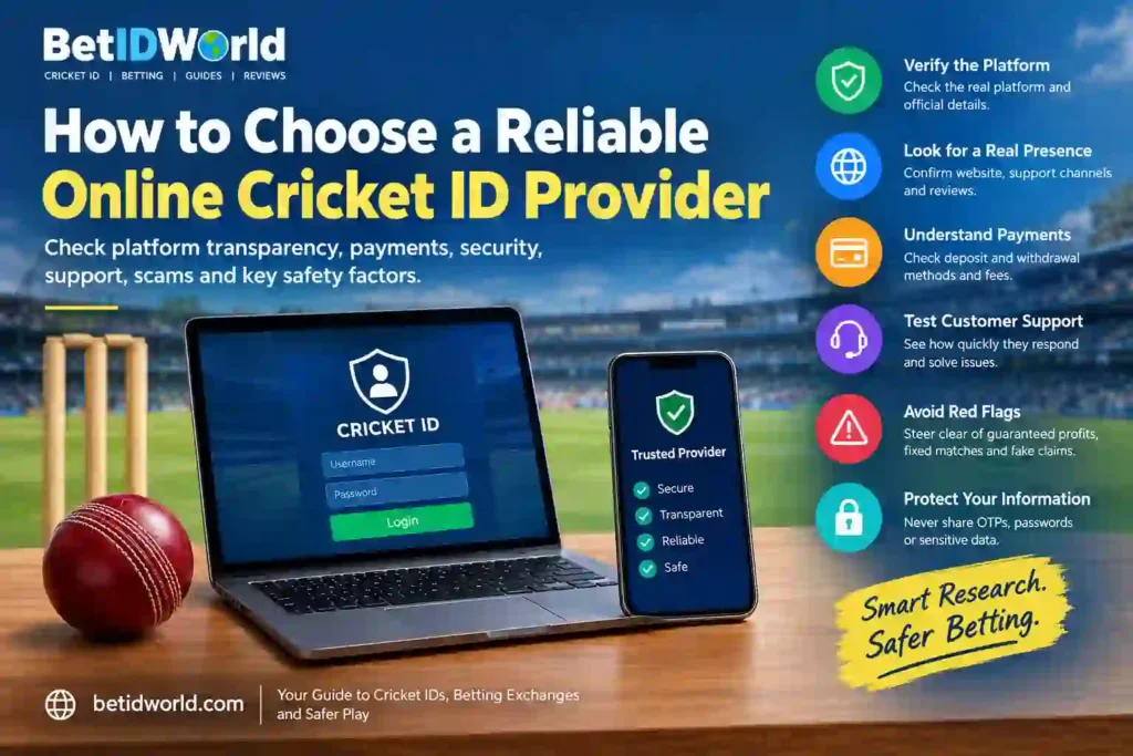 Choose a Reliable Online Cricket ID Provider